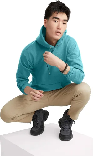 Vista 5 de Hanes EcoSmart Hoodie, Midweight Fleece, Pullover Hooded Sweatshirt for Men