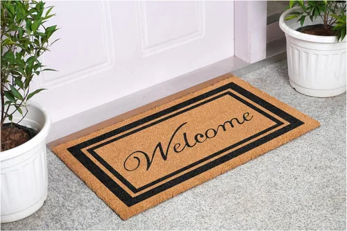 Vista 2 de Calloway Mills Felpudo de bienvenida de 18 x 30 pulgadas (negro)