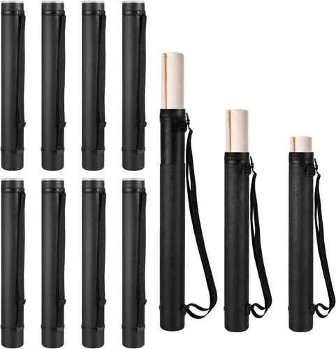 Vista 11 de Henoyso 1 Pcs Extendable Poster Tubes Bulk with Strap Blueprint Holder & Carrying Case for Maps, Documents, Artworks, Banners (XL)