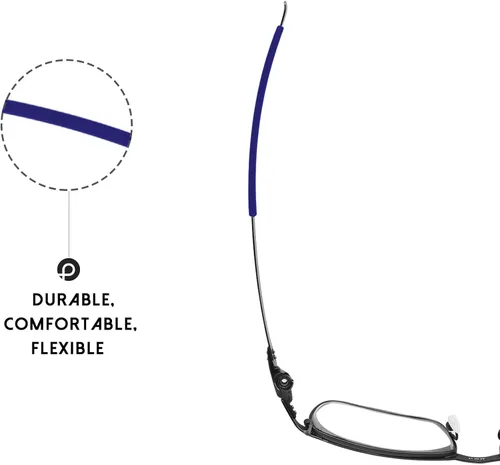 Vista 3 de PapaViva Replacement Nose Pieces & Ear Socks Rubber Kit for Oakley Tincup OX3184 Eyeglass