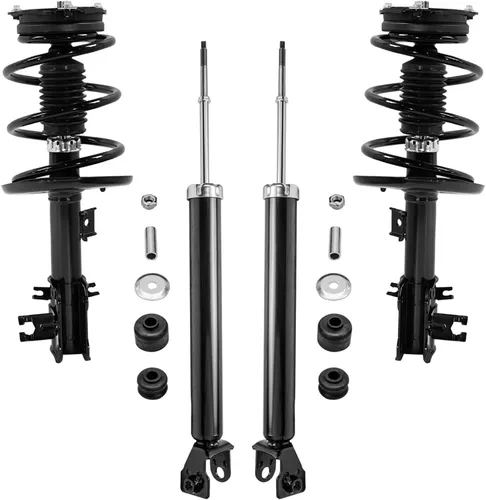 Vista 151 de Detroit Axle - Puntales y Amortiguadores para Chevy Traverse Buick Enclave GMC Acadia Saturn Outlook 2007-2012, 2 puntales delanteros con resorte