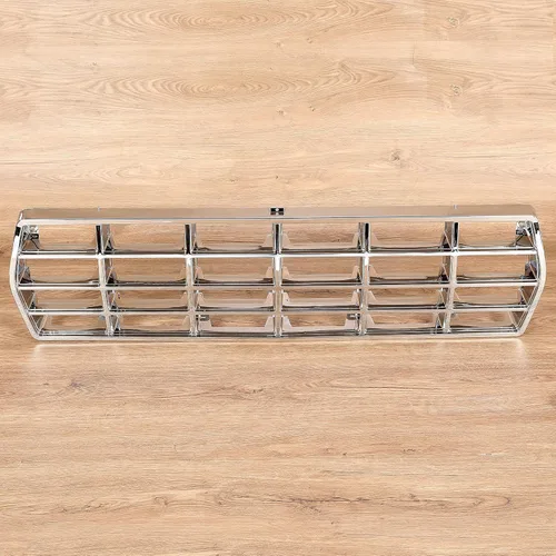 Vista 3 de HECASA Rejilla delantera compatible con Ford Bronco F100 F150 F250 F350 1978-1979 Reemplazo para FO1200111 D8TZ8150C Cubierta de marco de parrilla