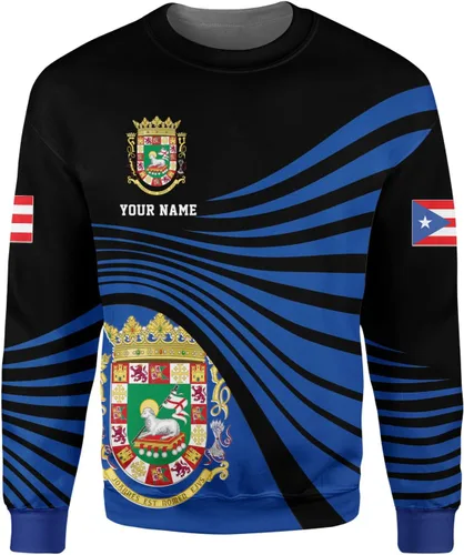 Vista 6 de Woseprints - Camiseta de Puerto Rico con nombre personalizado 3D, camiseta de Puerto Rico para hombres y mujeres, camiseta con la bandera de Puerto