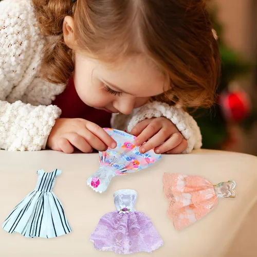 Vista 6 de Mini vestido de bola de 6 piezas para muñeca de 11.5 pulgadas