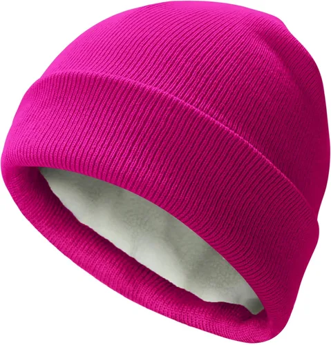 Vista 21 de PFFY Beanie for Men Women Unisex Knit Cuffed Plain Winter Thick Lined Beanies Hats