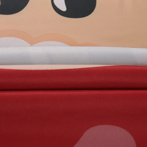 Vista 6 de LIVILAN Cortina de ducha de Navidad, diseño de Papá Noel y reno con 12 ganchos, cortina de baño decorativa de Navidad de tela de dibujos animados