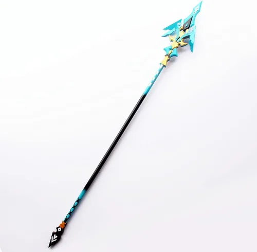 Vista 5 de GENYUU Genshin Impact - Espadas de armas ShenHe para cosplay, 78.7in, calamity Queller desmontable y portátil para fiesta de cosplay
