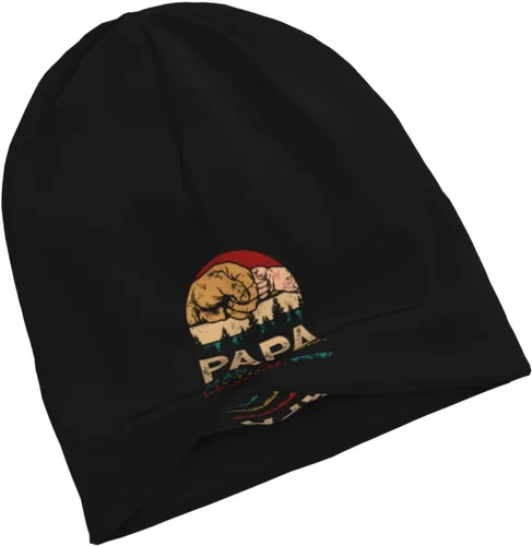 Vista 9 de Papa Man Myth Legend Funny Beanie Warm Knit Hat Soft Skull Cap for Men Women