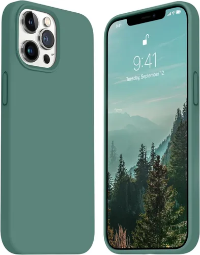 Vista 32 de JELE Funda a prueba de golpes diseñada para iPhone 11, funda de teléfono de silicona líquida con [forro de microfibra suave antiarañazos]