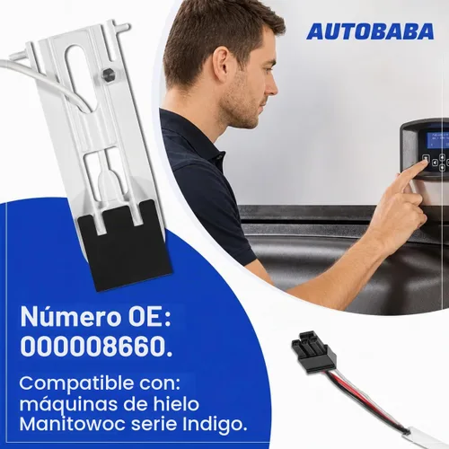 Vista 3 de 000008660 Conjunto de sonda de espesor de hielo compatible con Manitowoc