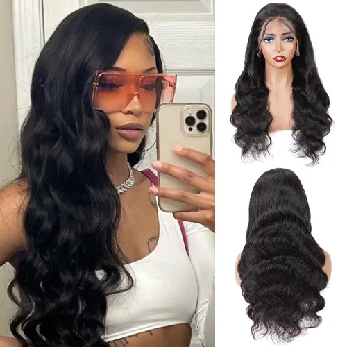 Vista 31 de Cabello humano ondulado con cierre frontal de encaje HD 4 x 4, cierre de encaje con cabello de bebé, cabello humano 100% virgen brasileño
