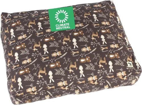 Vista 30 de Molly Mutt Pequeña Funda para Cama de Perro, Amarillo por la Mañana, Verde Oliva y Azul Claro