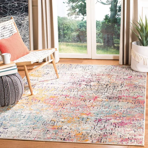 Vista 53 de SAFAVIEH Colección Madison - Alfombra de acento 2'2" x 4', negro y dorado, diseño abstracto moderno, no desprende pelusa y fácil cuidado, ideal