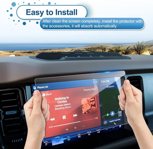 Vista 7 de Bronco 2021 2022 - Protector de pantalla para Frod Bronco de 12 pulgadas, protector de vidrio templado para pantalla táctil 2022, accesorios Bronco