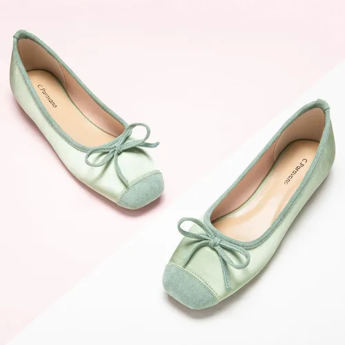 Vista 3 de C.Paravano Zapatos planos para mujer Zapatos planos para mujer Zapatos planos Zapatos elegantes para mujer Zapatos planos de punta redonda
