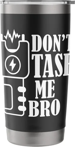 Vista 3 de Don't Tase Me Bro - Vaso eléctrico con aislamiento de acero inoxidable