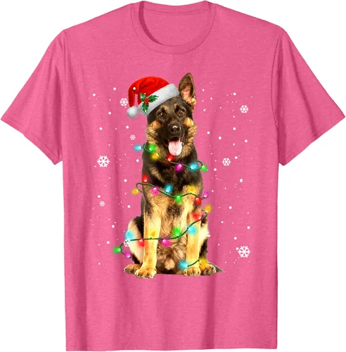 Vista 32 de Suéter de Navidad para perros de pastor alemán, suéter de Navidad para regalos de perros, Negro, S