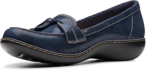 Vista 13 de Clarks Mocasines Ashland Bubble Slip On para mujer Marrón Multicolor