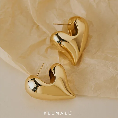 Vista 17 de KELMALL Aretes tipo argolla de oro de 14 quilates para mujer, hipoalergénicos, gruesos, redondos, no se deslustra, para orejas sensibles
