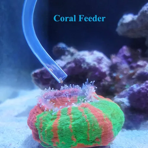 Vista 4 de AREPK Acuario Alimentador de coral Alimentador de peces Herramienta de limpieza de residuos Limpiador manual Cambiador de agua Herramienta