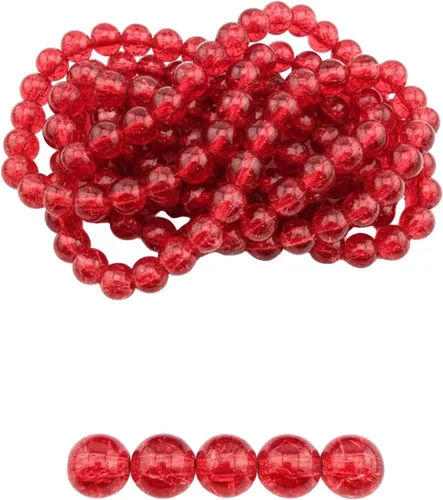 Vista 67 de DandS ltd Cuentas de cristal agrietadas para la fabricación de joyas, champán, pulseras vibrantes de bricolaje, collares, aretes, suministros
