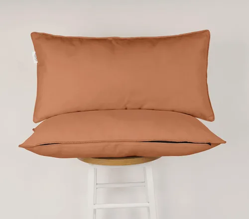 Vista 118 de Funda de almohada lumbar de tela de poliéster para interiores y exteriores, impermeable, rectangular, para todo tipo de clima, para muebles
