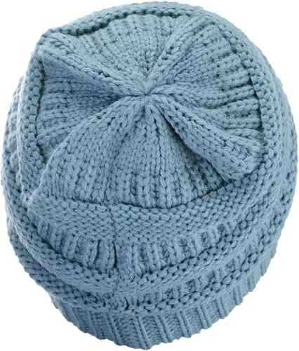 Vista 97 de C.C Trendy Warm Chunky Soft Stretch Cable Knit Beanie
