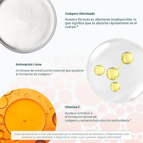 Vista 5 de Tabletas de colágeno Youtherory, RC.00300.US, Fórmula Avanzada con Vitamina C, 1