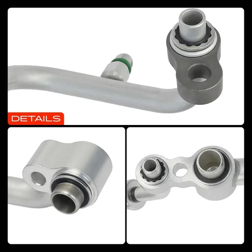 Vista 9 de A-Premium Conjunto de manguera de succión A/C compatible con Chevrolet para Cruze 2017-2019 1.4L, 2nd diseño, baja presión, evap a compresor