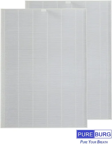 Vista 4 de PUREBURG Filtro de repuesto compatible con purificador de aire Winix XQ y XQ Pro Tower, filtro X, 2 HEPA H13 y 2 filtros de carbón activado