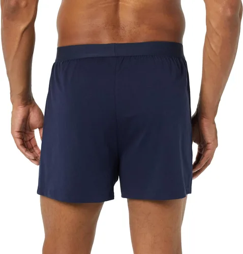 Vista 3 de Tienda Essentials Men's Relaxed-Fit Cotton Modal Boxer Short (Previously Tienda Aware), Pack of 3
