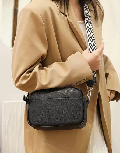 Vista 6 de Bolsos cruzados de cuero genuino para mujer, bolso casual hobo para mujer, bolso de hombro para mujer, bolso de mano elegante, bolso de mano, bolso