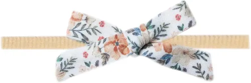 Vista 3 de Copper Pearl Ribbon Baby Bow Headbands - Core Collection Alder