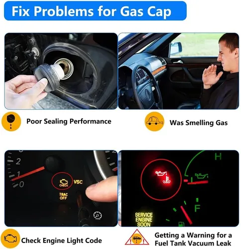 Vista 6 de Car Fuel Tank Caps for Hyundai Equus 2011-2016 31010-3L600 310103L600,Gas Petrol Filler Tank Cover ABS Petrol Cap Fuel Cap Replacement Tight Sealing