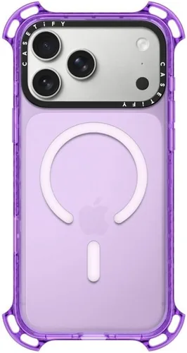 Vista 54 de CASETiFY Funda Bounce para iPhone 16 Pro [a prueba de golpes, 21.3 pies, protección contra caídas de grado militar 6X, compatible con Magsafe] Azul