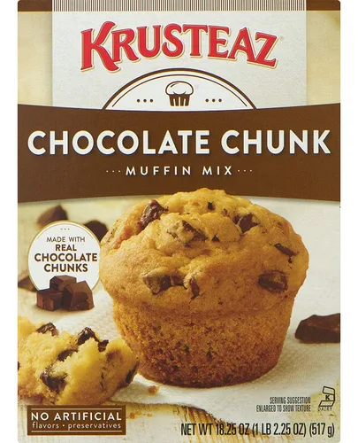 Vista 21 de Krusteaz Chocolate Chunk Muffin Mix – Sin sabores ni conservantes artificiales – Caja de 18.25 onzas (paquete de 12)