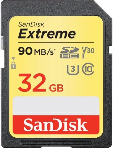 Vista 4 de Sony FE 1.969 in F1.8 Full Frame E-Mount Lens Bundle con Sandisk 32GB Extreme SD Memory UHS-I Card