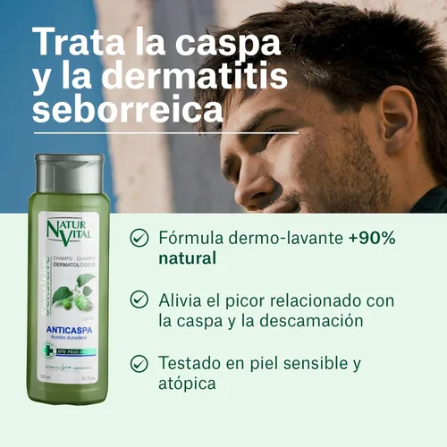 Vista 5 de CHAMPÚ ANTI-CASPA por Natur Vital
