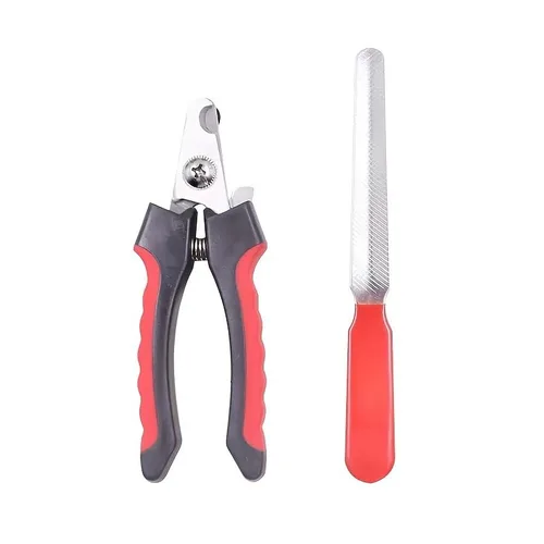 Vista 5 de Pet Grooming Kit 9 in 1 Dog Cat Grooming Tools with Slicker Brush Bath Brush Nail Clipper File Grooming Glove Tick Remover Tools for Small Medium