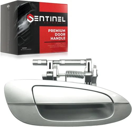 Vista 17 de Manija de puerta exterior exterior delantera izquierda lado del conductor compatible con Nissan Altima 2002-2006 reemplaza # 80607-8J009, NI1310123