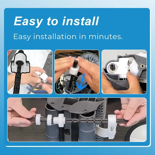 Vista 5 de Piezas de repuesto para limpiador de piscinas Pentair 360289 Kit de accionamiento izquierdo y Pentair 360290 Rebel Right Drive Kit Rodamientos