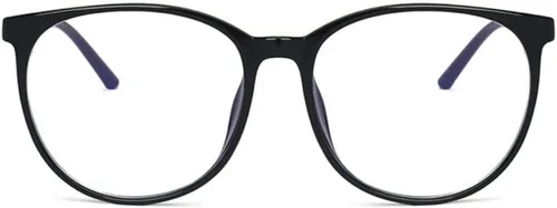 Vista 2 de Shiratori New retro Blue Light Blocking Glasses Round Nerd Eyeglasses Frame Anti Blue Ray Computer Game Glasses