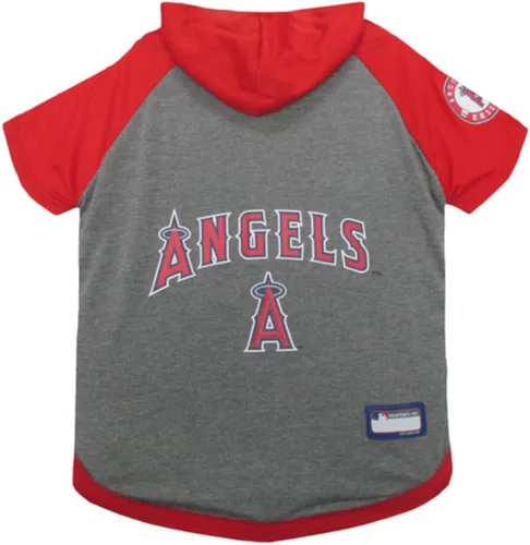 Vista 22 de Sudadera con capucha MLB para perros y gatos - Camiseta con capucha para perros Philadelphia Phillies, extra pequeña. - Sudadera con capucha
