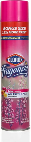 Vista 9 de Clorox Fraganzia - Ambientador en aerosol en aerosol con aroma a ráfaga de cereza, eliminador de olores de larga duración y ambientador