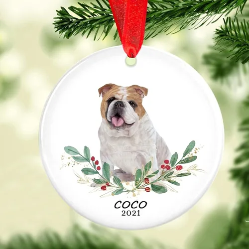 Vista 17 de Adorno de Navidad para mascotas, adorno de Beagle, regalos para amantes de mascotas, regalo conmemorativo para mascotas, recuerdo de Beagles