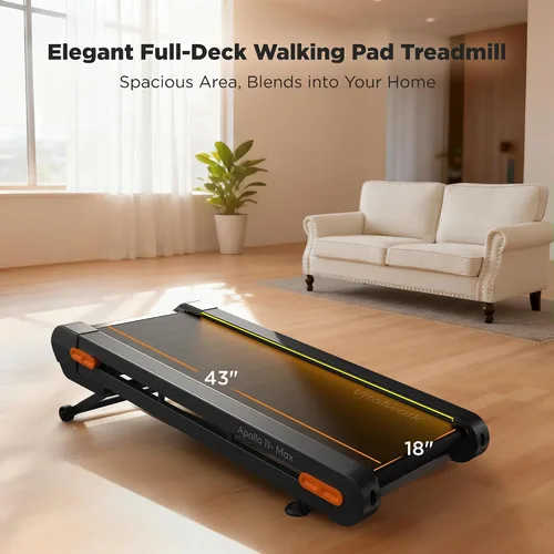 Vista 8 de Vitalwalk Walking Pad with Incline 20%/12% Auto Treadmills for Home Small