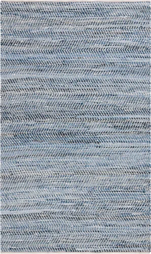 Vista 17 de SAFAVIEH Natura Collection - Alfombra de pasillo, 2 pies 3 pulgadas x 7 pies, azul y marfil, lana y algodón, ideal para dormitorio, vestíbulo