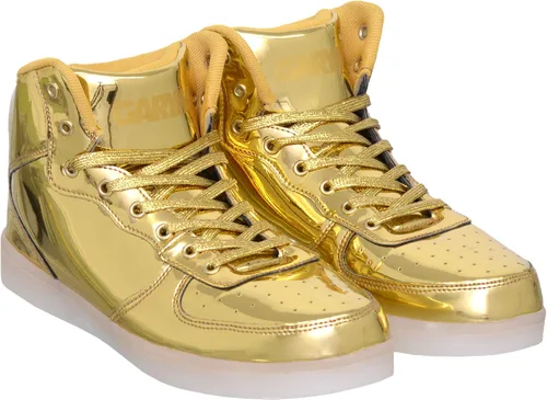 Vista 2 de Gary Majdell Sport Zapatos deportivos casuales con cordones metálicos líquidos brillantes para hombre