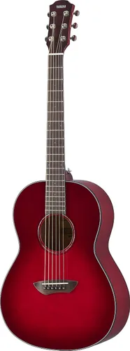 Vista 4 de Yamaha CSF3M TBS Guitarra Acústica All-Solid Tamaño Parlor, Old Violin Sunburst, Tobacco Brown Sunburst