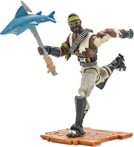 Vista 5 de Jazwares Fortnite Solo Mode Core Raptor - Paquete de figuras de bandolier